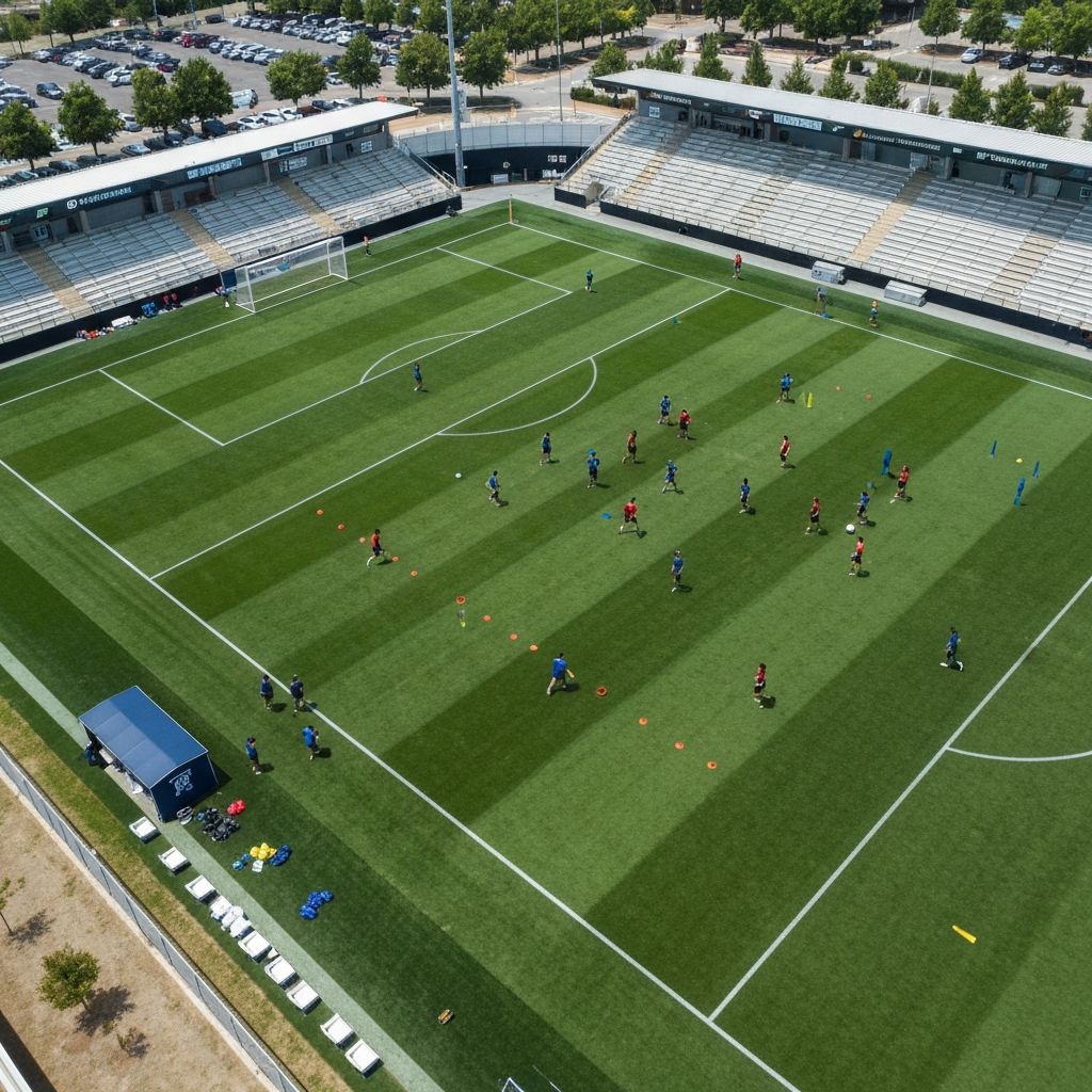 Sports training field